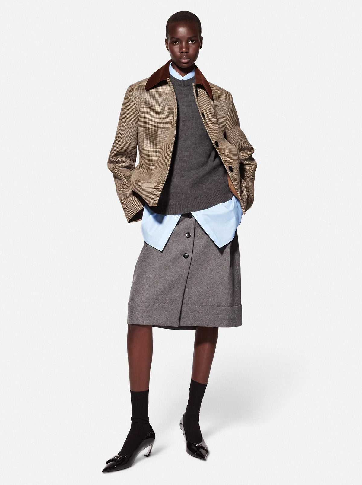 Meridian Pleated Skirt
