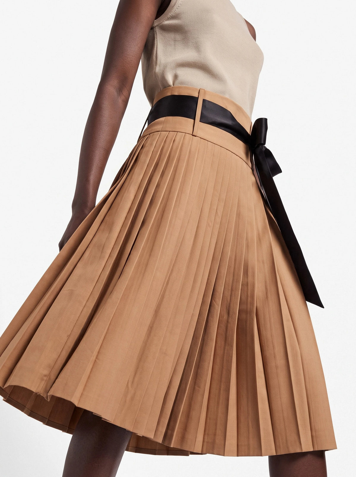 Meridian Pleated Skirt