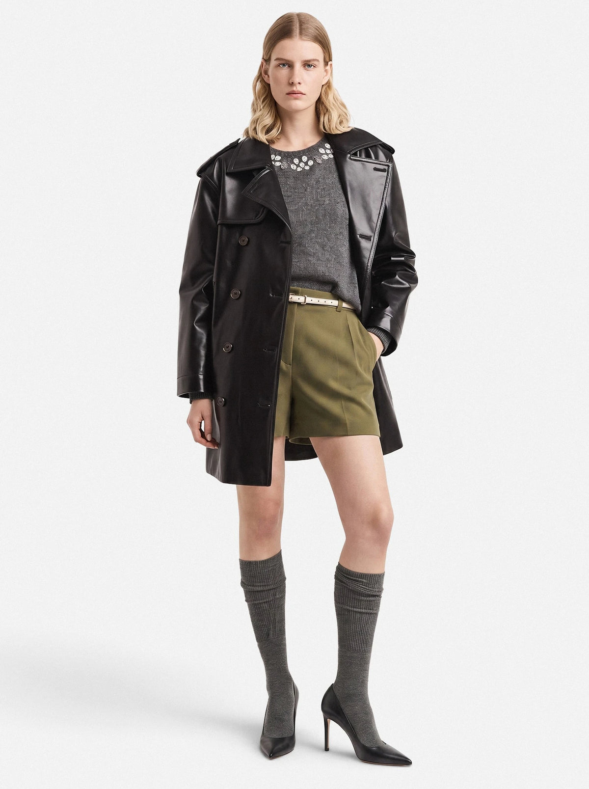 Corsair Leather Trench