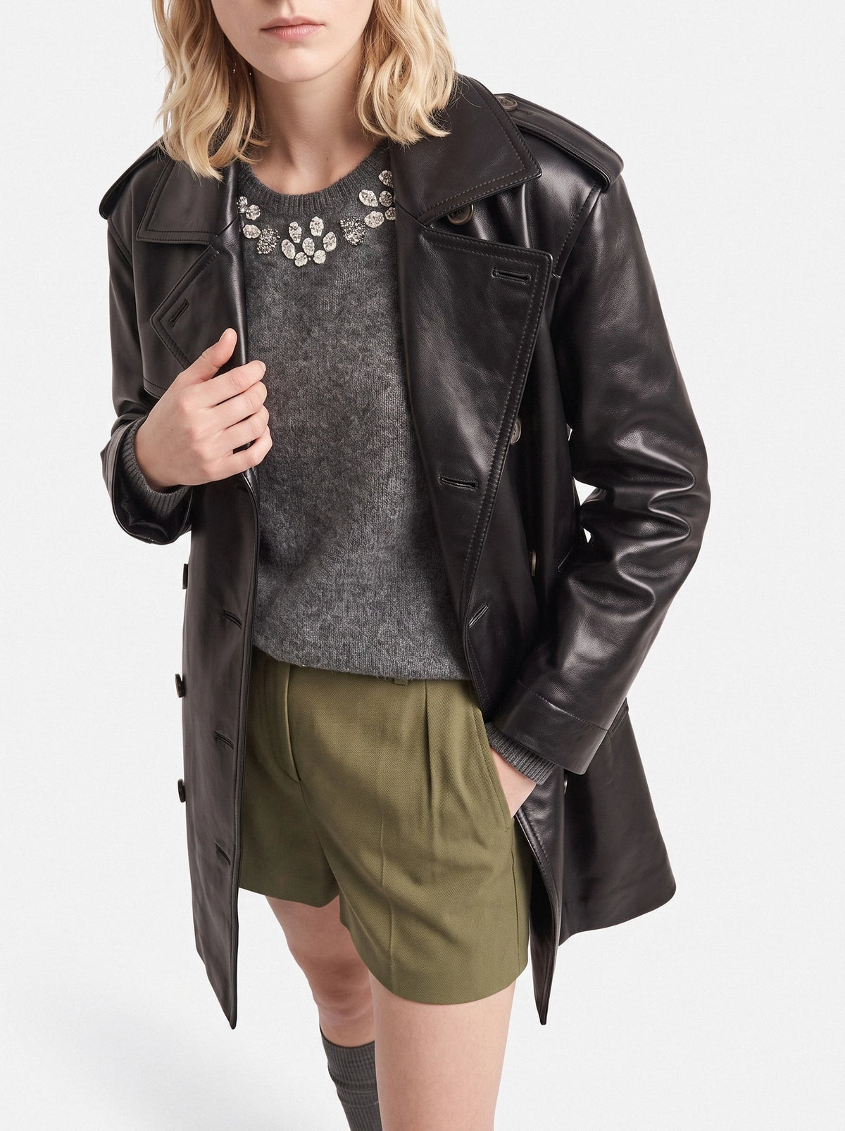 Corsair Leather Trench