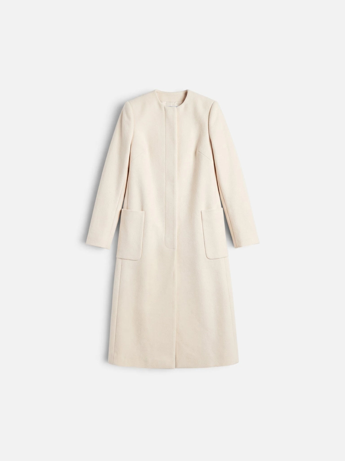 Alabaster Wool Coat
