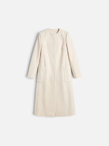 Alabaster Wool Coat