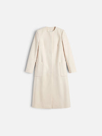 Alabaster Wool Coat